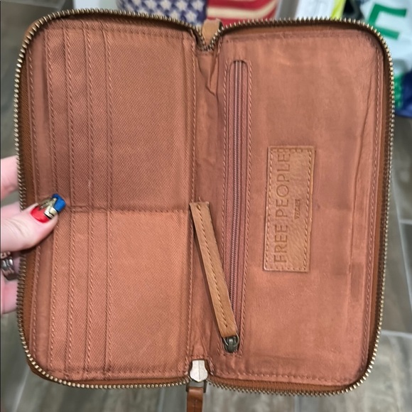 Free People Camel Leather Pouch - Picture 12 of 14